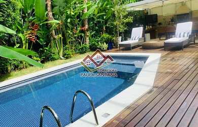 Imagem: A casa em condomínio possui 5 Dormitórios, 5 Banheiros, 4