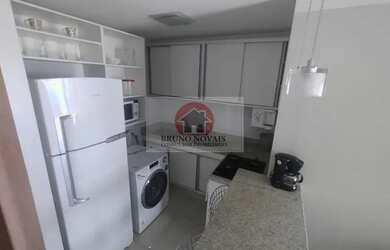 Imagem: O apartamento possui 1 Dormitório, 1 Banheiro, 1 Vaga na garagem