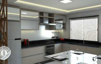 Imagem: A casa possui 2 Dormitórios, 2 Banheiros, 2 Vagas na garagem