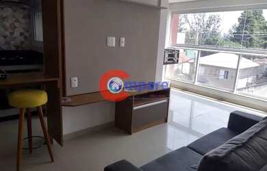 Imagem: O apartamento possui 2 Dormitórios, 1 Banheiro, 1 Vaga na garagem