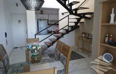 Imagem: O apartamento na cobertura possui 2 Dormitórios, 1 Banheiro