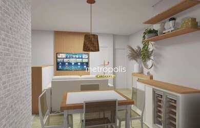 Imagem 3: Apartamento à venda, 80 m² por R$ 421.000,00 - Jardim Cambuí - Santo...