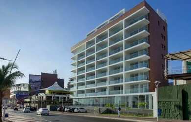 Imagem: O apartamento possui 1 Dormitório, 1 Banheiro, 1 Vaga na garagem