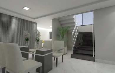 Imagem: A casa possui 3 Dormitórios, 3 Banheiros, 2 Vagas na garagem