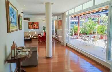 Imagem: O apartamento na cobertura possui 4 Dormitórios, 5 Banheiros