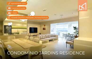 Imagem: O apartamento possui 3 Dormitórios, 2 Banheiros, 2 Vagas na