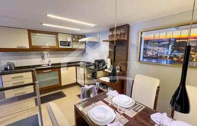 Imagem: O apartamento na cobertura possui 2 Dormitórios, 2 Banheiros