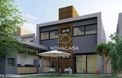 Imagem: A casa em condomínio possui 3 Dormitórios, 1 Banheiro, 4 Vagas