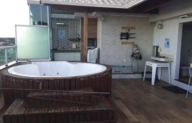 Imagem: O apartamento na cobertura possui 3 Dormitórios, 4 Banheiros