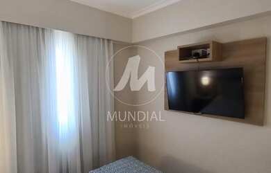 Imagem: O apartamento possui 1 Dormitório, 1 Banheiro, 1 Vaga na garagem