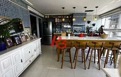 Imagem 2: Apartamento à venda, 254 m² por R$ 4.780.000,00 - Aparecida - Santos/SP