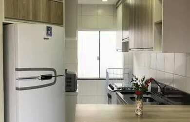Imagem: O apartamento possui 2 Dormitórios, 1 Banheiro, 1 Vaga na garagem