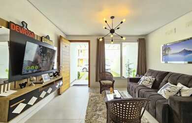 Imagem: A casa em condomínio possui 2 Dormitórios, 3 Banheiros, 1