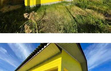 Imagem: A casa possui 2 Dormitórios, 1 Banheiro, 5 Vagas na garagem