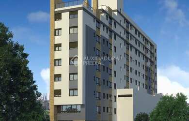 Imagem: O apartamento possui 2 Dormitórios, 1 Banheiro, 1 Vaga na garagem