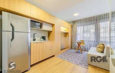 Imagem: O studio possui 1 Dormitório, 1 Banheiro, 24m² de Área, Imóvel