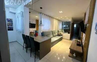 Imagem: O apartamento na cobertura possui 2 Dormitórios, 2 Banheiros