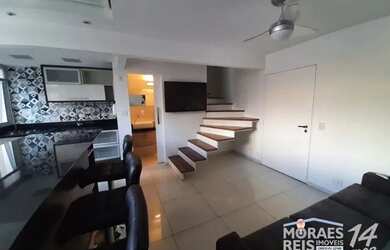 Imagem: O apartamento para alugar possui 1 Dormitório, 2 Banheiros