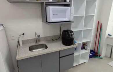 Imagem: O apartamento possui 1 Dormitório, 1 Banheiro, 45m² de Área