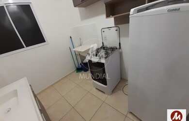 Imagem: O apartamento possui 2 Dormitórios, 1 Banheiro, 1 Vaga na garagem