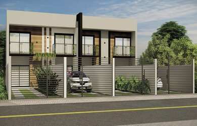 Imagem: A casa possui 2 Dormitórios, 1 Banheiro, 2 Vagas na garagem