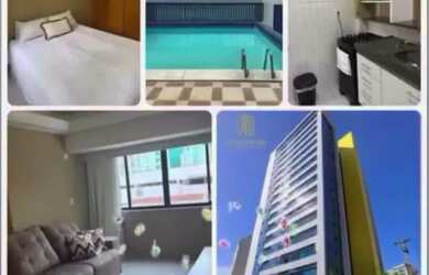 Imagem: O apartamento possui 1 Dormitório, Acomodam 4 pessoas e está