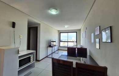 Imagem: O apartamento possui 1 Dormitório, 1 Banheiro, 1 Vaga na garagem