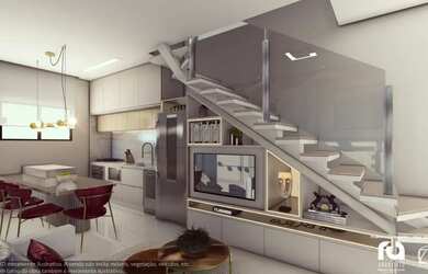 Imagem: A casa possui 2 Dormitórios, 3 Banheiros, 2 Vagas na garagem