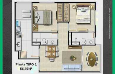 Imagem 4: Apartamento - 2/4 VISTA MAR com suite varanda e vaga privativa - RIO VERMELHO