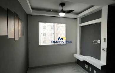 Imagem: O apartamento possui 2 Dormitórios, 1 Banheiro, 1 Vaga na garagem