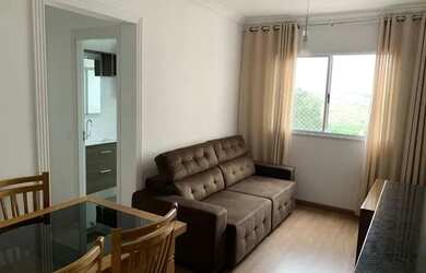 Imagem: O apartamento possui 2 Dormitórios, 1 Banheiro, 1 Vaga na garagem