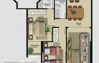 Imagem 10: Lançamento - Edifício Mayan na Praia da Cerca - Guarapari: Apartamentos de Frente para o M