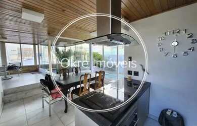 Imagem: O apartamento na cobertura possui 5 Dormitórios, 5 Banheiros