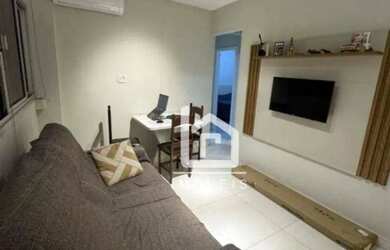 Imagem: O apartamento possui 2 Dormitórios, 1 Banheiro, 1 Vaga na garagem