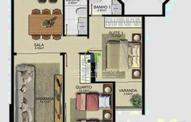 Imagem 12: Lançamento - Edifício Mayan na Praia da Cerca - Guarapari: Apartamentos de Frente para o M