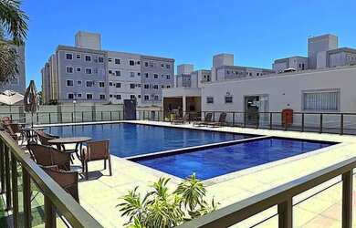 Imagem: O apartamento possui 2 Dormitórios, 1 Banheiro, 1 Vaga na garagem