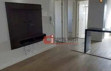 Imagem: O apartamento possui 2 Dormitórios, 1 Banheiro, 1 Vaga na garagem