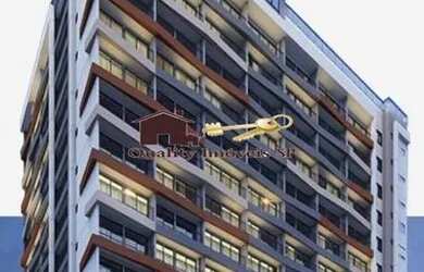 Imagem: O apartamento possui 1 Dormitório, 1 Banheiro, 33m² de Área