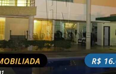 Imagem: A casa possui 4 Dormitórios, 5 Banheiros, 4 Vagas na garagem