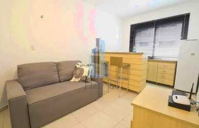 Imagem: O apartamento para alugar possui 1 Dormitório, 1 Banheiro