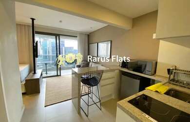 Imagem: O studio possui 1 Dormitório, 1 Banheiro, 1 Vaga na garagem