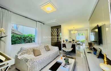 Imagem: A casa em condomínio possui 4 Dormitórios, 4 Banheiros, 2