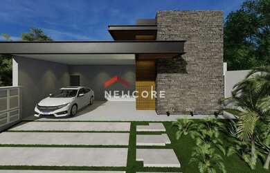 Imagem: A casa em condomínio possui 3 Dormitórios, 2 Banheiros, 2