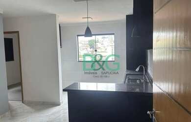 Imagem: O apartamento possui 2 Dormitórios, 1 Banheiro, 1 Vaga na garagem