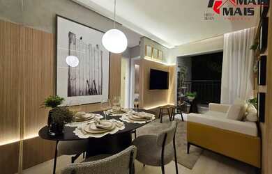 Imagem: O apartamento possui 2 Dormitórios, 1 Banheiro, 1 Vaga na garagem