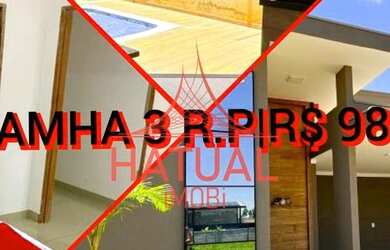 Imagem: A casa em condomínio possui 3 Dormitórios, 1 Banheiro, 3 Vagas