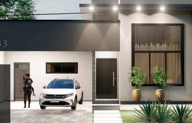 Imagem 3: Casa com 3 dormitórios à venda, 170 m² por R$ 689.000,00 - Portal Ville...