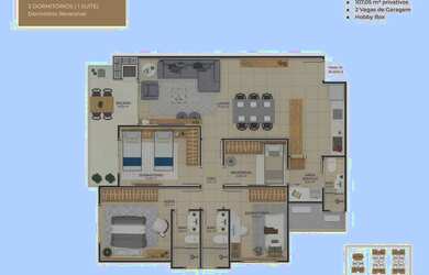 Imagem 13: Apartamento para venda com 3 quartos em Itacorubi - Florianópolis - SC