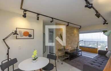 Imagem: O apartamento possui 1 Dormitório, 1 Banheiro, 1 Vaga na garagem