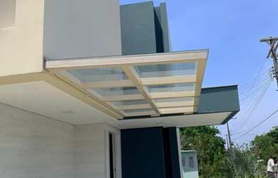 Imagem: A casa em condomínio possui 5 Dormitórios, 5 Banheiros, 5